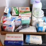 Neat old tin Johnson & Johnson First Aid TravelKit is 5-1/4