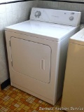 Estate by Whirlpool heavy duty super capacity electric clothes dryer. Model No. EED400WQ0. Features