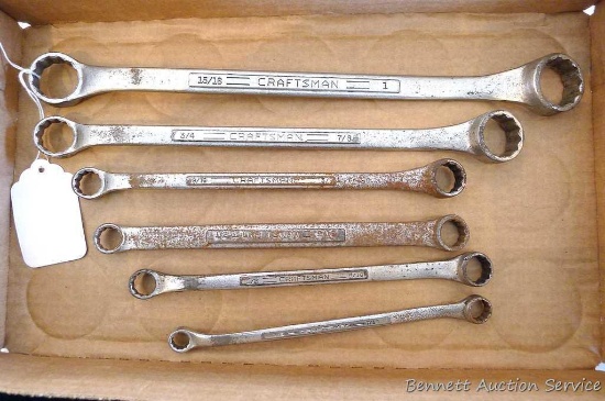 Craftsman box end wrenches up to 1".