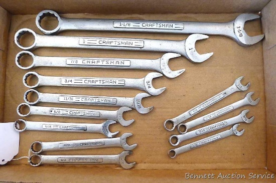 Craftsman combination wrenches up to 1-1/8".