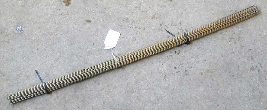 Bundle of 36" x 1/8" brass brazing rod.