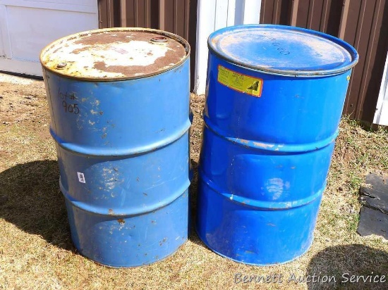 Two 55 gallon barrels - great for burn barrels or other