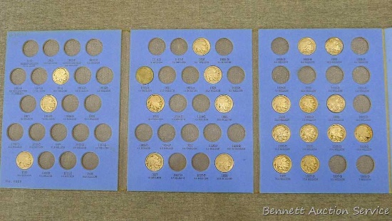 21) Buffalo nickels from 1914 to 1937. 1914 and 1915-D verified, all others unverified.