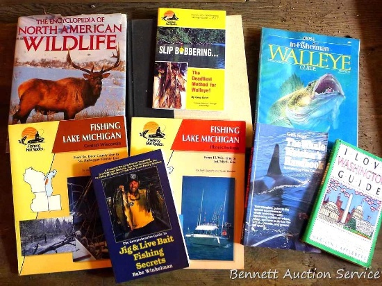 Fishing books and more incl. Jig & Live Bait Fishing Secrets, Fishing Lake Michigan, North American