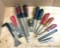 Hand tools: Miscellaneous hand tools, flat-head screw drivers, square-head screw drivers, putty
