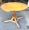 Round Pine Log Table: Needs refinishing, and a little tightening, but a good piece for the cabin