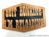 Scroll saw Hanging Sign: Hand crafted scroll saw by the Antiquer himself, 