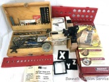 Router Sign Making Kit with Wood Drill bit Box: Craftsman Router Template Set; Router SignCrafter