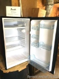 Refrigerator: Avanti Energy Star Compact Refrigerator. Like new; protective plastic still on one