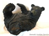 Lying Bear: Molded bear in a playful lying position, hollow. 18