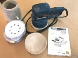 Bosch Disc Sander: Model 3283 DVS, multiple disc sandpapers and adhesive micro-finishing film.