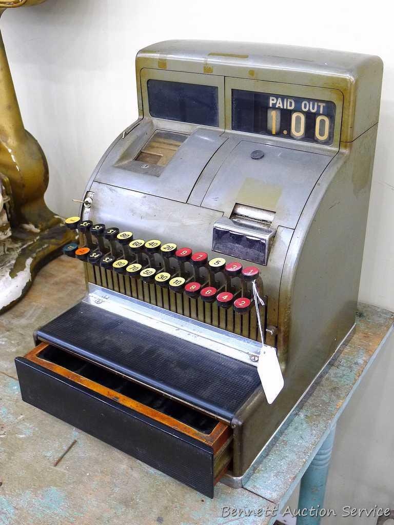 Very neat old cash register from the mid to late 1940's. Made by the