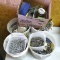Assorted screws, bolts, nails, hardware and supplies as pictured.