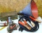 Jumper cables; emergency road marker kit; automotive tester; more.