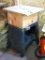 Well built router table on an all steel adjustable height floor stand. Table is approx. 25