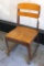 Antique school chair. Approx. 15