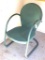 Vintage metal lawn chair, approx. 21