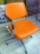 Swivel office chair that rolls easily. Seat approx. 20