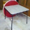 Vintage round card table, 36