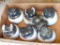 Vintage Chance porcelain insulators and one other, approx. 5