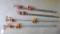 Four pipe clamps includes two Pony pipe clamps, 1/2