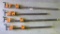 Four Pony clamps, 3/4