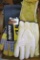 Men's leather gloves, choppers. Kinco pig skin leather work gloves, size medium NIP and fleece
