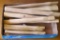 Assorted wooden handles for hammers and more. Longest handle is 18