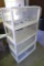 Four drawer stackable storage unit. Overall approx. 31