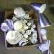 No Shipping. Motion detector light, clamp on lights and assorted bulbs, see pictures.