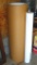 Roll of poster board and plastic sheeting. Poster board is 41