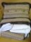 Nice King bedspread-throw (75 x 75), matching pillow shams with pillows and mattress pad.