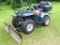 Watch the Video!  Yamaha Big Bear 350 ATV with Cycle Country plow and passenger seat/ storage.