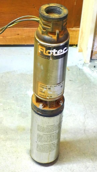 Flotec submersible well pump Model FP2212-08. Seller says it's good.