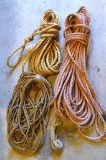 Three hanks of rope up to 1/2