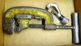 Ridgid four wheel pipe cutter No. 42A cut pipe 1/2