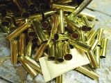 Around half a large coffee can of beautiful .357 Magnum brass. Head stamp is star - star. We believe