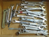 Craftsman, Bonney, and other USA made combination wrenches, plus some foreign and other.