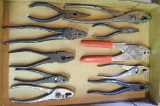 Assorted pliers up to 10