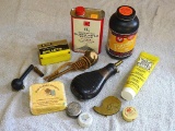 No shipping. .45 cal muzzle loader supplies including No. 11 caps, partials of Pyrodex and FFg