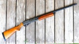 Remington Model 870 Magnum 12 gauge shotgun is currently set up with a turkey choke. Gun takes 3