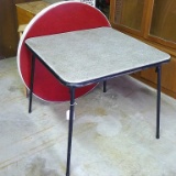Vintage round card table, 36