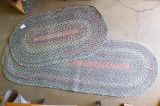 Two beautiful braided rugs. Longer rug is 23-1/2
