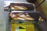 Pair of used rear bumper ends. Ford bumper #9L3Z-17906-A, Year 2011. Minor scratches.