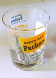 1967 Green Bay Packers Super Bowl glass stands 4-1/2