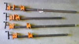Four Pony clamps, 3/4