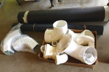 100 ft. roll of tar paper, 50 ft. screen, pvc elbows, rain gutter pieces and more.