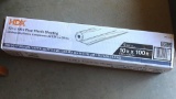 HDX 10 ft. x 100 ft. clear plastic sheeting, NIB.