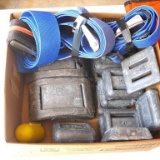 Diving weights and belts.