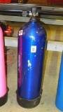 Aluminum scuba tank, 80 cu. inch capacity, has been emptied to allow shipping. Approx. 30